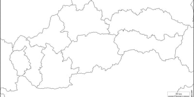 வரைபடம் வெற்று ஸ்லோவாகியா 